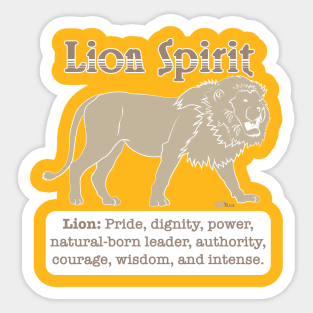 Spirit Animal-Lion Sticker